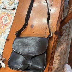 Vintage coach saddle bag